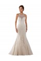 Mermaid Sweetheart Lace Chapel Train Ivory Bridal Gown Sydney