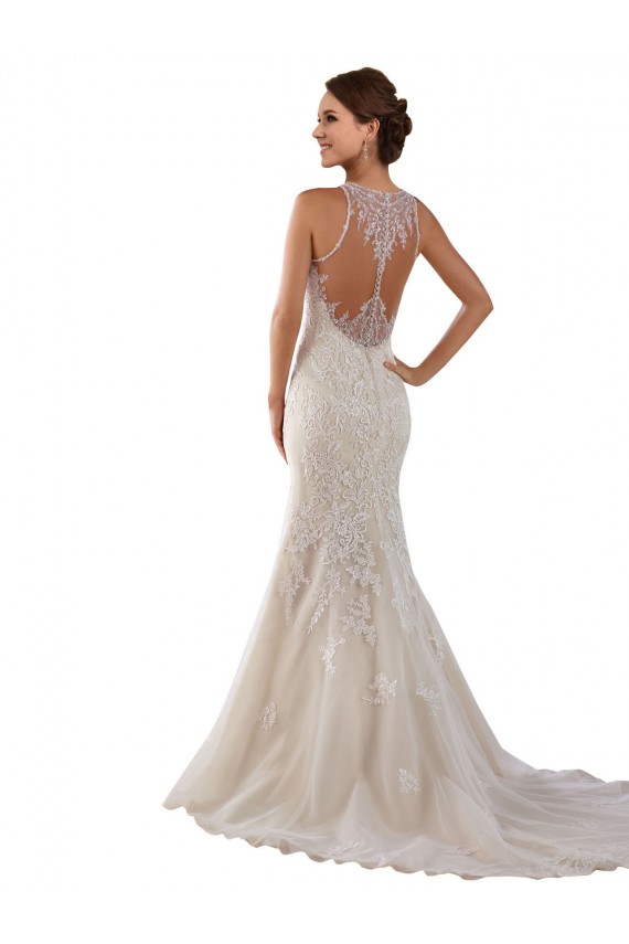 Mermaid Sweetheart Lace Chapel Train Ivory Bridal Gown Sydney