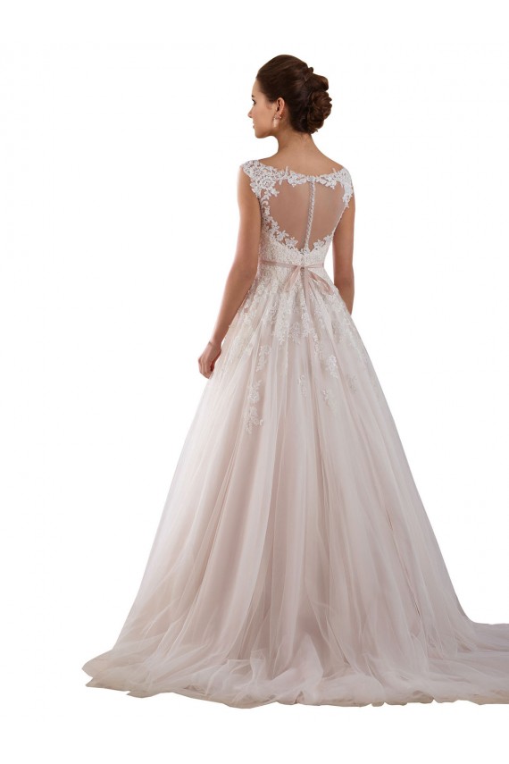Ball Gown Sweetheart Tulle & Lace Chapel Train Ivory Wedding Dress Sydney