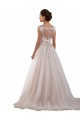 Ball Gown Sweetheart Tulle & Lace Chapel Train Ivory Wedding Dress Sydney