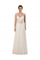 Sheath Sweetheart Soft Chiffon Chapel Train Ivory Wedding Dress Sydney