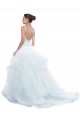 Ball Gown Sweetheart Tulle Chapel Train White Beach Wedding Dress Sydney