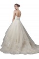 Ball Gown Strapless Tulle & Lace Chapel Train Ivory Wedding Dress Sydney