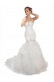 Mermaid Sweetheart Tulle Chapel Train White Wedding Dress Sydney