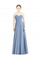 A-Line Sweetheart Soft Chiffon Long Dusty Blue Evening Dress / Bridesmaid Dress Sydney
