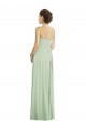 A-Line Sweetheart Soft Chiffon Long Sage Bridesmaid Dress Sydney