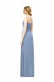 A-Line Strapless Chiffon Long Dusty Blue Formal Dresses / Bridesmaid Dresses Sydney
