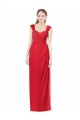 A-Line Sweetheart Soft Chiffon Long Red Formal Dress / Bridesmaid Dress Sydney