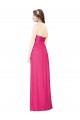 A-Line Strapless Soft Chiffon Long Azalea Bridesmaid Dress Sydney