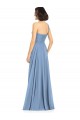 A-Line One Shoulder Soft Chiffon Long Dusty Blue Formal Dress / Bridesmaid Dress Sydney