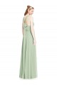 A-Line Halter Neck Chiffon Long Sage Bridesmaid Dress / Evening Dress Sydney
