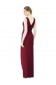Sheath V-Neck Chiffon Long Frost Bridesmaid Dress / Evening Dress Sydney