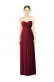 A-Line Sweetheart Soft Chiffon Long Burgundy Evening Dress / Bridesmaid Dress Sydney