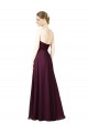A-Line Sweetheart Soft Chiffon Long Grape Bridesmaid Dress Sydney