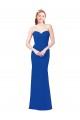 A-Line Sweetheart Chiffon Long Royal Blue Bridesmaid Dress / Evening Gowns Sydney