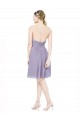A-Line Sweetheart Soft Chiffon Knee Length Burgundy Bridesmaid Dress Sydney