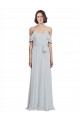 A-Line Spaghetti Straps Soft Chiffon Long Frost Formal Dress / Bridesmaid Dress Sydney