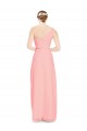 A-Line Sweetheart Soft Chiffon Long Salmon Bridesmaid Dress Sydney