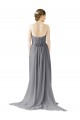 A-Line Sweetheart Chiffon Long Slate Grey Bridesmaid Dress / Evening Dress Sydney