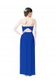 Sheath Sweetheart Soft Chiffon Long Royal Blue Bridesmaid Dress Sydney