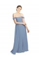 A-Line Sweetheart Soft Chiffon Long Dusty Blue Formal Dress / Bridesmaid Dress Sydney