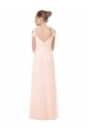 A-Line Sweetheart Chiffon Long Pink Bridesmaid Dress / Evening Dress Sydney