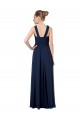 A-Line Sweetheart Chiffon Long Floor Length Dark Navy Bridesmaid Dress Sydney