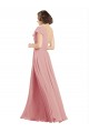 A-Line One Shoulder Chiffon Long Bliss Pink Bridesmaid Dress / Evening Dress Sydney