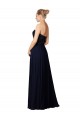 Sheath Sweetheart Soft Chiffon Long Dark Navy Bridesmaid Dress / Formal Dress Sydney