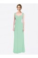 A-Line Sweetheart Soft Chiffon Long Mint Green Bridesmaid Dress Sydney