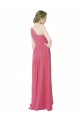 A-Line One Shoulder Soft Chiffon Long Mint Green Bridesmaid Dress Sydney