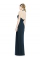 A-Line V-Neck Soft Chiffon Long Dark Navy Formal Dress / Bridesmaid Dress Sydney