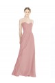 A-Line Sweetheart Soft Chiffon Long Dusty Pink Bridesmaid Dress / Formal Dress Sydney