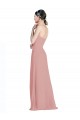A-Line Sweetheart Soft Chiffon Long Dusty Pink Bridesmaid Dress / Formal Dress Sydney