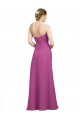 A-Line Sweetheart Soft Chiffon Long Wild Berry Bridesmaid Dress Sydney