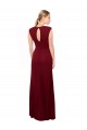 Mermaid High Neck Soft Chiffon Long Burgundy Prom Dress / Bridesmaid Dress Sydney