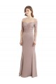 Mermaid High Neck Soft Chiffon & Lace Long Bridesmaid Dress Sydney
