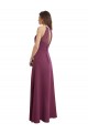 A-Line High Neck Chiffon Long Bridesmaid Dress / Evening Gowns Sydney