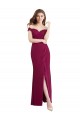 Mermaid High Neck Soft Chiffon & Lace Long Bridesmaid Dress / Formal Dress Sydney