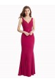 Mermaid High Neck Soft Chiffon Long Red Prom Dress / Bridesmaid Dress Sydney