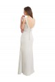 Mermaid High Neck Soft Chiffon & Satin Long Bridesmaid Dress Sydney