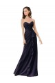 Sheath Sweetheart Soft Chiffon Long Dark Navy Bridesmaid Dress Sydney