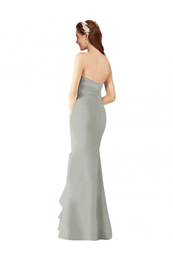 Sheath Sweetheart Soft Chiffon Long Dark Navy Bridesmaid Dress Sydney