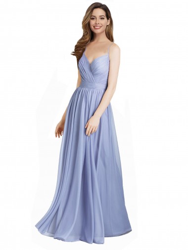 A-Line Sweetheart Chiffon & Lace Long Bridesmaid Dress / Evening Dress Sydney