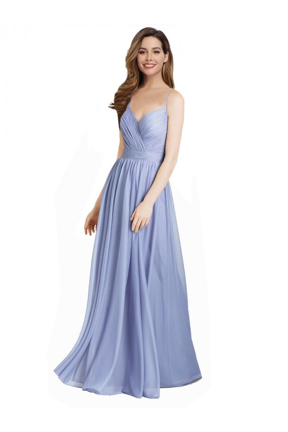 A-Line Sweetheart Chiffon & Lace Long Bridesmaid Dress / Evening Dress Sydney