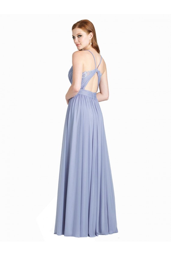 A-Line Sweetheart Chiffon & Lace Long Bridesmaid Dress / Evening Dress Sydney