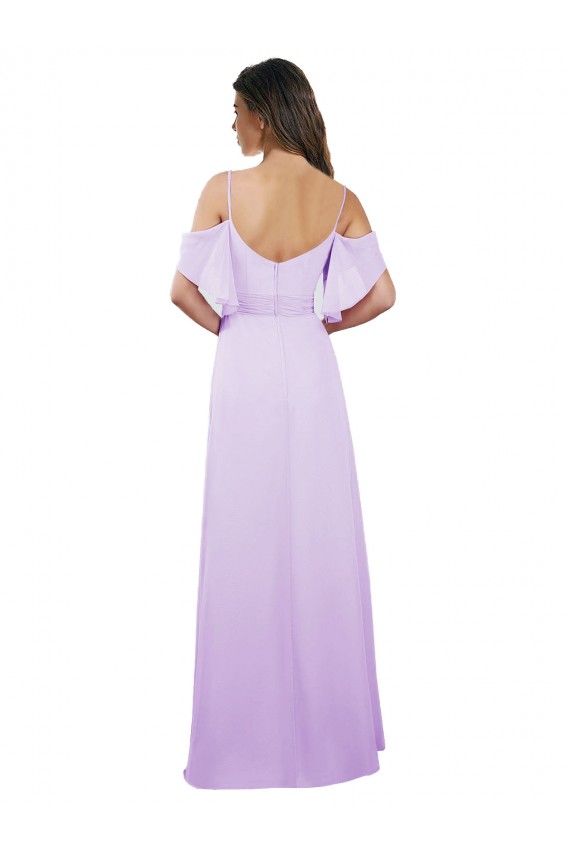A-Line Sweetheart Soft Chiffon Long Lilac Formal Dress / Bridesmaid Dress Sydney