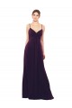A-Line Sweetheart Soft Chiffon Long Grape Formal Dress / Bridesmaid Dress Sydney