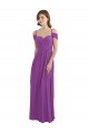 A-Line Sweetheart Soft Chiffon Long Dahlia Bridesmaid Dress Sydney