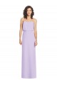 A-Line Strapless Soft Chiffon Long Lilac Formal Dress / Bridesmaid Dress Sydney